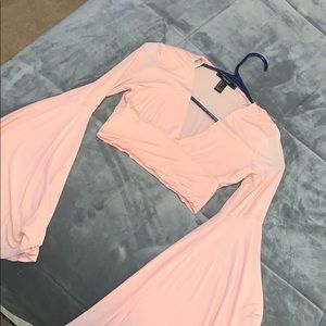 Forever 21 Blush Butterfly Top